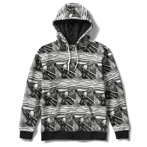 vans moma dali pullover moletom com capuz